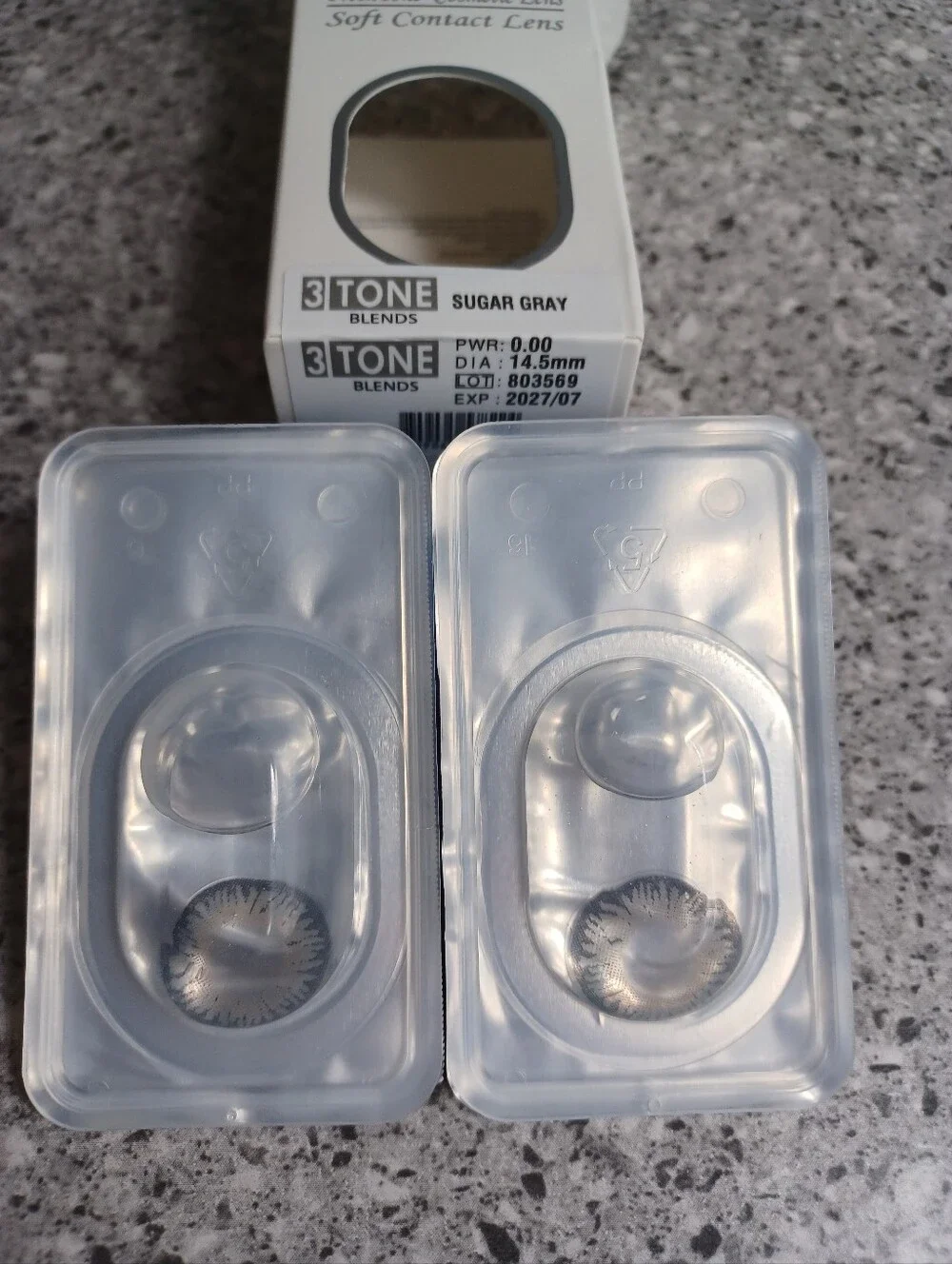 Sugar Gray - Color Eye Wear Lenses - Costume Enhancements